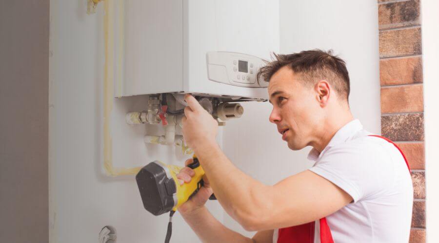 Local tankless water heater installation in Lucas, IA